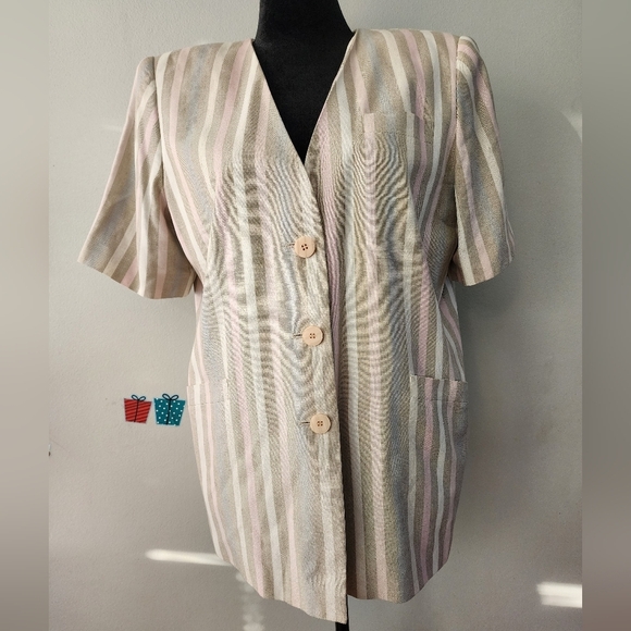 The American Women's Shop Short Sleeve Jacket 16WP - Picture 1 of 13